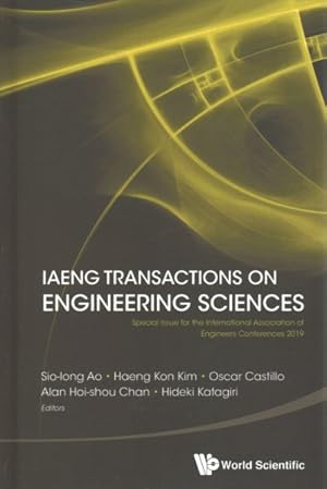 Immagine del venditore per Iaeng Transactions on Engineering Sciences : Special Issue for the International Association of Engineers Conferences 2019 venduto da GreatBookPrices