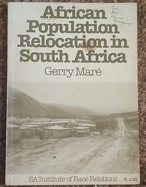 Imagen del vendedor de African Population Relocation in South Africa a la venta por Shore Books