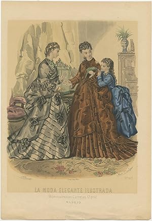 No. 1407 Antique Costume Print (c.1890)