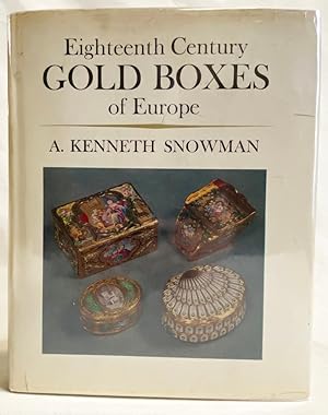 Imagen del vendedor de Eighteenth Century Gold Boxes of Europe a la venta por Exquisite Corpse Booksellers