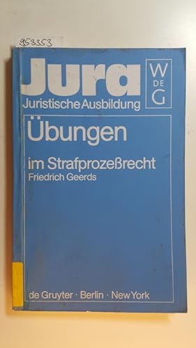 Seller image for bungen im Strafprozerecht for sale by Gebrauchtbcherlogistik  H.J. Lauterbach