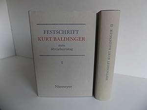 Bild des Verkufers fr Festschrift Kurt Baldinger zum 60. Geburtstag 17. November 1979. Bnde I und II in 2 Bnden. zum Verkauf von Antiquariat Rolf Bulang