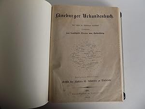 Bild des Verkufers fr [Niedersachsen:] Archiv des Klosters St. Johannis zu Walsrode. Hefte I bis III in einem Band. Mit 2 gefalteten grenzkolorierten Karten (= Lneburger Urkundenbuch, 15. Abtheilung). zum Verkauf von Antiquariat Rolf Bulang