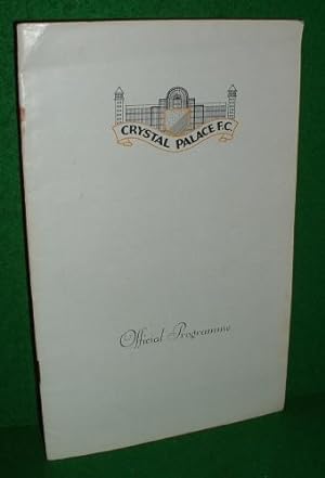 CRYSTAL PALACE V HULL OFFICIAL FOOTBALL PROGRAMME 22 FEBRUARY 1969 [ Versus Hull ]