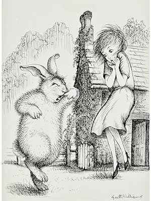 GARTH WILLIAMS~STUNNING FINAL PUBLISHED PEN AND INK~ GINGERBREAD RABBIT, PG. 3