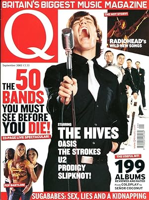 Q Music Magazine : September 2002 : The Hives Front Cover