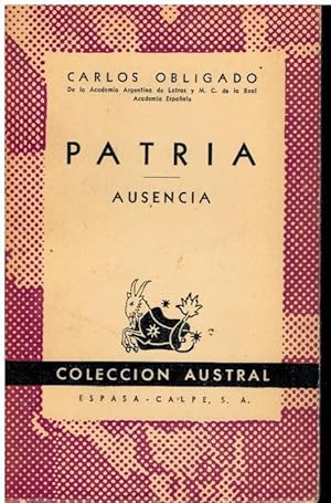 Imagen del vendedor de PATRIA / AUSENCIA. a la venta por angeles sancha libros