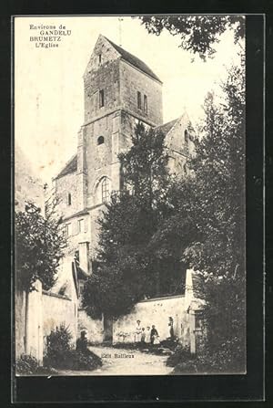 Carte postale Brumetz, l'Eglise