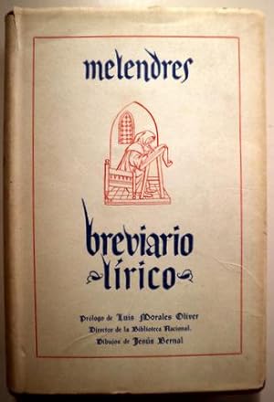 Seller image for BREVIARIO LRICO - Barcelona 1951 - Ilustrado for sale by Llibres del Mirall