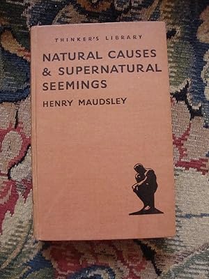 Seller image for Natural Causes and Supernatural Seemings for sale by Anne Godfrey