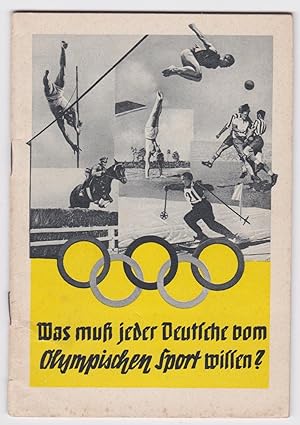 Seller image for Was mu jeder Deutsche vom Olympischen Sport wissen? for sale by HamlehBuch