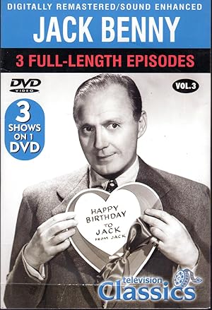 Seller image for Jack Benny: 3 Full-Length Episodes: Volume 3 (DVD) for sale by Dorley House Books, Inc.