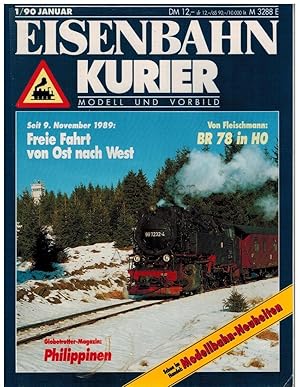 Image du vendeur pour Eisenbahn Kurier 1/90. Modell und Vorbild. Nr. 208. mis en vente par Dobben-Antiquariat Dr. Volker Wendt