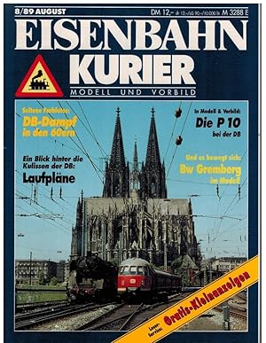 Image du vendeur pour Eisenbahn Kurier 8/89. Modell und Vorbild. Nr. 203. mis en vente par Dobben-Antiquariat Dr. Volker Wendt