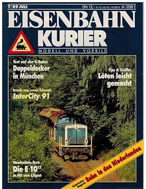 Image du vendeur pour Eisenbahn Kurier 7/89. Modell und Vorbild. Nr. 202. mis en vente par Dobben-Antiquariat Dr. Volker Wendt