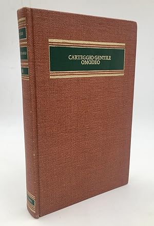 Imagen del vendedor de CARTEGGIO GENTILE - OMODEO [1911-1930]. A cura di Simona Giannantoni. Vol. IX, a s stante, dell'Epistolario. a la venta por Libreria Le Colonne