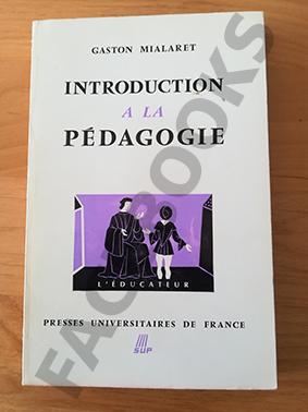Introduction à la Pédagogie