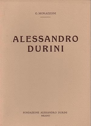 Bild des Verkufers fr Alessandro Durini. zum Verkauf von Il Muro di Tessa sas Studio bibl. di M.