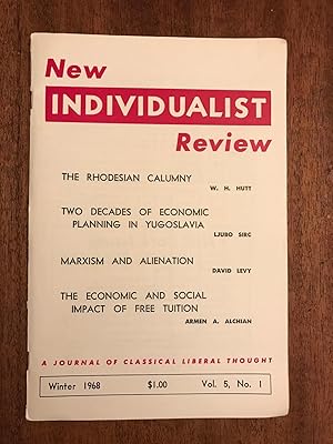 Imagen del vendedor de The New Individualist Review, Winter 1968, Vol. 5, No. 1 (original Issue a la venta por Chris Duggan, Bookseller