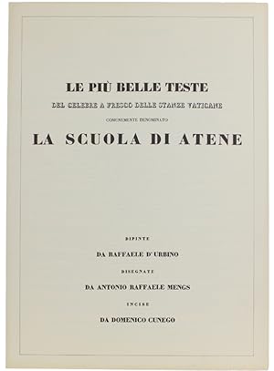 OMAGGIO A RAFFAELLO SANZIO 1483-1520 . Cartella contenente: LE PIU BELLE TESTE DEL CELEBRE A FRES...