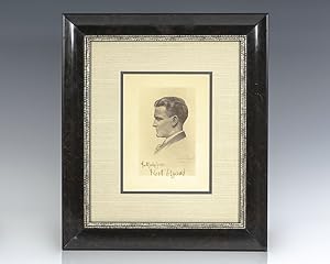 F. Scott Fitzgerald Signed Engraved Portrait.