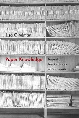 Bild des Verkufers fr Paper Knowledge: Toward a Media History of Documents (Paperback or Softback) zum Verkauf von BargainBookStores