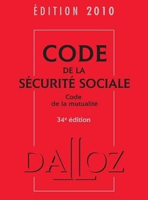 Code de la sécurité sociale et code de la mutualité 2010 - Armelle Mavoka-Isana