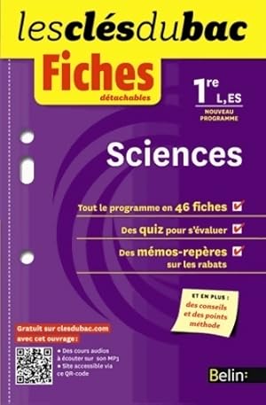 Image du vendeur pour Sciences 1?res L, S - Ariane Pasco mis en vente par Book Hmisphres