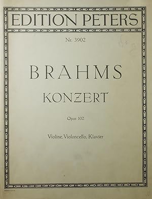 Konzert, Op.102, Violine, Violoncello, Klavier (Double Concerto, Piano Reduction), Piano Score an...