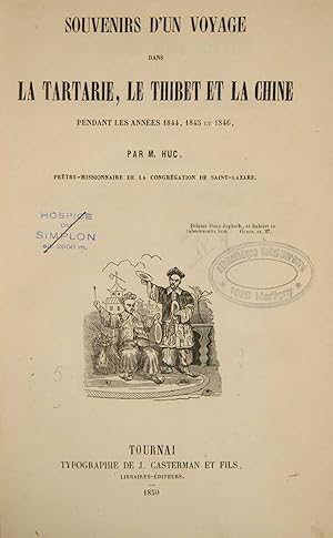 Image du vendeur pour Souvenirs d'un voyage dans la Tartarie, le Thibet et la Chine, pendant les annes 1844, 1845 et 1846 mis en vente par Harteveld Rare Books Ltd.