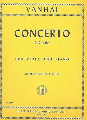 Bild des Verkufers fr Concerto C majorfor viola and piano zum Verkauf von AHA-BUCH GmbH