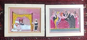 Seller image for 38 paintings, including 18 Original Color Illustrations from "The Opera According to Bartalini" and "Opera Psychotherapy" and other unpublished works for sale by Erik Hanson Books and Ephemera