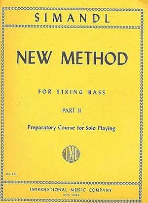 Bild des Verkufers fr New Method vol.2 - preparatory course for solo playingfor string bass zum Verkauf von AHA-BUCH GmbH