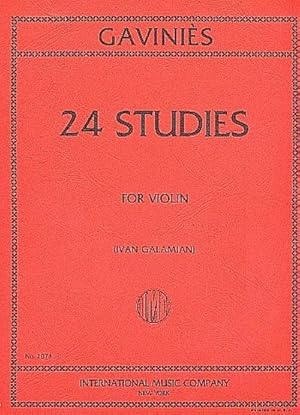 Seller image for 24 Studiesfor violin for sale by AHA-BUCH GmbH