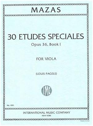 Bild des Verkufers fr Etudes op.36 vol.1 - Etudes specialesfor viola zum Verkauf von AHA-BUCH GmbH