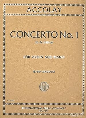 Bild des Verkufers fr Concerto a Minor no.1for violin and piano zum Verkauf von AHA-BUCH GmbH