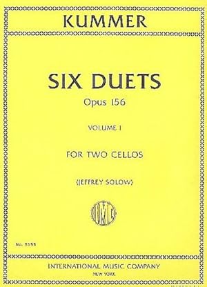 Bild des Verkufers fr 6 Duets op.156 vol.1 (nos.1-3)for 2 cellos : score zum Verkauf von AHA-BUCH GmbH