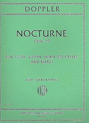 Seller image for Nocturne op.19for flute, violin, horn (or cello) and piano : 5 parts for sale by AHA-BUCH GmbH