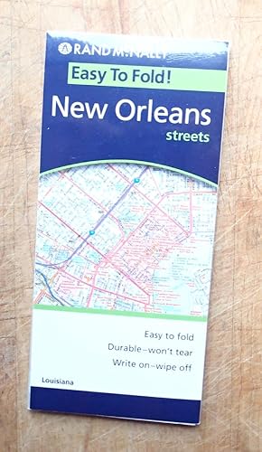 RAND McNALLY EASY TO FOLD! : NEW ORLEANS, LOUISIANA : (Laminated Folding Map)