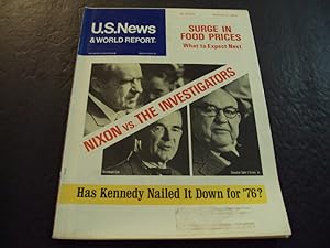 US News World Report Aug 6 1973 Food Prices, Nixon vs. Investigators