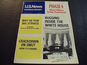 US News World Report Jul 30 1973 Bugging the White House, Crackdown on Smut