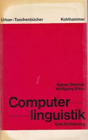 Seller image for Computerlinguistik Eine Einfhrung. for sale by La Librera, Iberoamerikan. Buchhandlung
