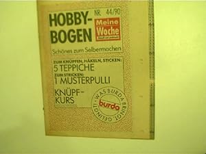Fünf Teppiche zum Knüpfen + ein Musterpulli zum Stricken + Knüpfkurs ., Burda Moden, Ausgabe Nr. ...