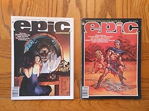 Epic Illustrated Magazine Six (6) Book Lot, including issues: #18 June 1983; #19 August 1983; #20...