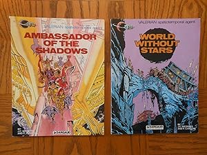 Valerian Graphic Novels Two (2) Book Lot, including: Ambassador of the Shadows, and; World Withou...