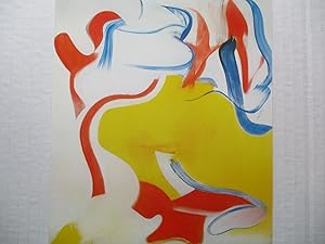 Image du vendeur pour Willem de Kooning New Paintings, Sculpture and Drawings Xavier Fourcade 1984 Exhibition invite postcard mis en vente par ANARTIST