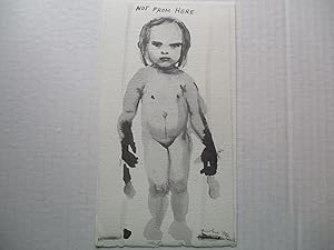 Seller image for Marlene Dumas Not From Here Jack Tilton Gallery 1994 Exhibition invite postcard for sale by ANARTIST