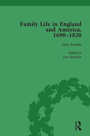 Imagen del vendedor de Family Life in England and America, 1690?1820 : Many Families a la venta por GreatBookPrices