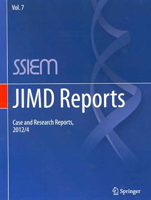 Imagen del vendedor de JIMD Reports - Case and Research Reports, 2012/4 a la venta por GreatBookPrices