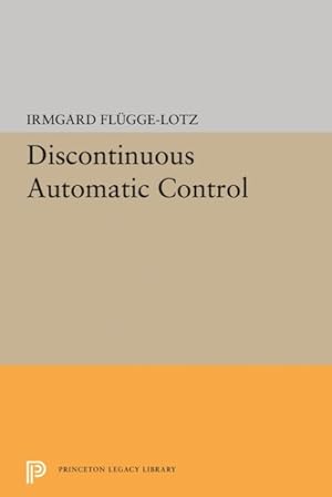 Immagine del venditore per Discontinuous Automatic Control venduto da GreatBookPrices